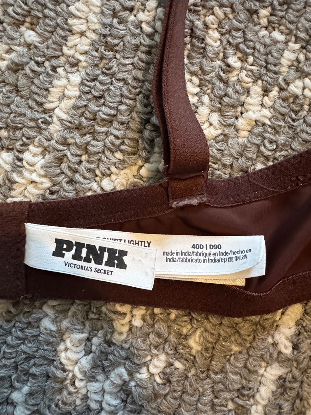 Seamless Support T-Shirt Bra in Chocolate Brown - Picture 5 of 5